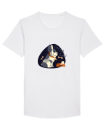 Oh La La French Bulldog Tricou mânecă scurtă guler larg Bărbat Skater