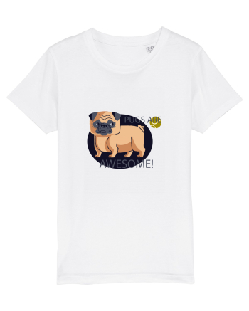Pugs Are Awesome White
