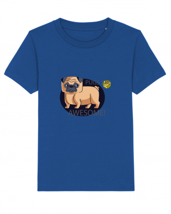 Pugs Are Awesome Majorelle Blue