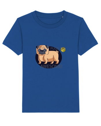 Pugs Are Awesome Majorelle Blue