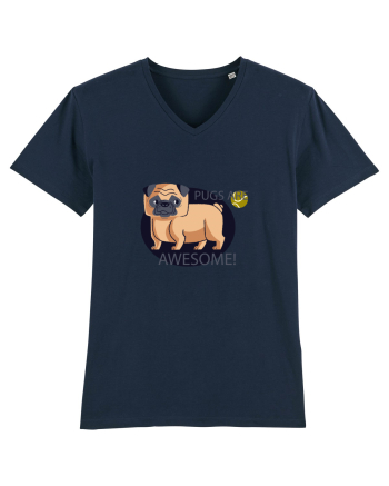 Pugs Are Awesome French Navy