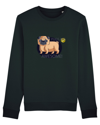 Pugs Are Awesome Black