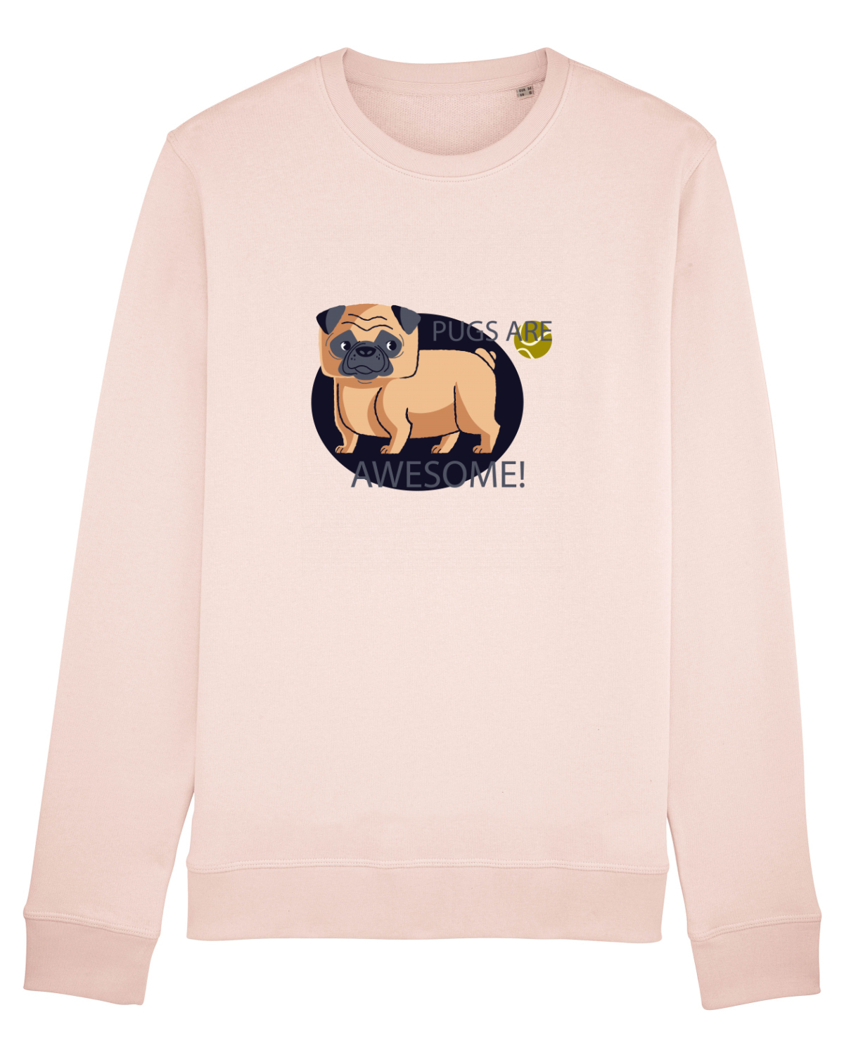 Bluză mânecă lungă Unisex Rise Candy Pink