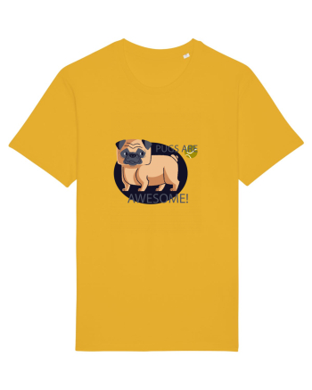 Pugs Are Awesome Spectra Yellow