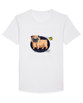 Pugs Are Awesome White