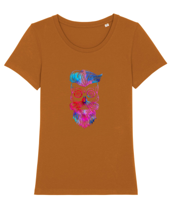 Funky Hipster Skull Roasted Orange