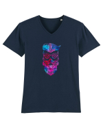 Funky Hipster Skull Tricou mânecă scurtă guler V Bărbat Presenter