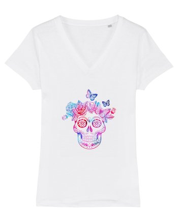 Funky Her Skull White
