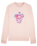 Funky Her Skull Bluză mânecă lungă Unisex Rise