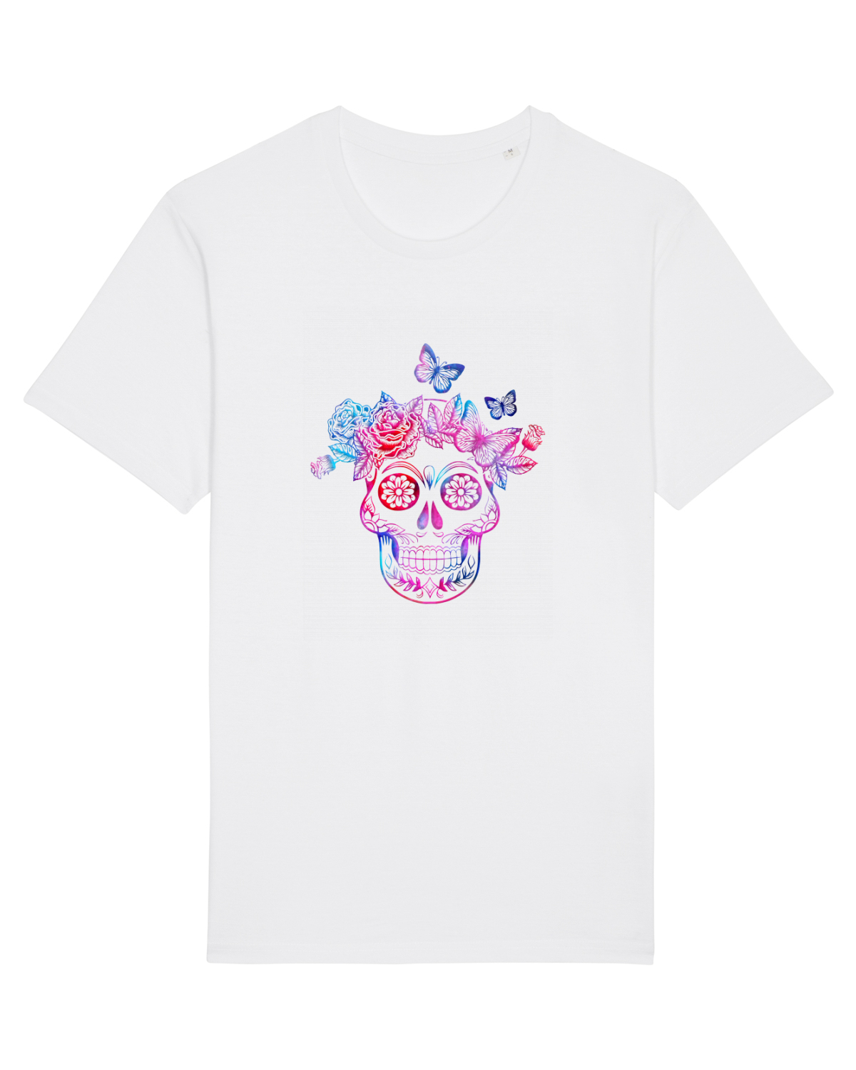Tricou mânecă scurtă Unisex Rocker White