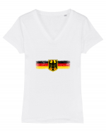 German symbol Tricou mânecă scurtă guler V Damă Evoker