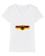 German symbol Tricou mânecă scurtă guler V Damă Evoker