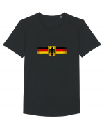 German symbol Tricou mânecă scurtă guler larg Bărbat Skater