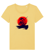 samurai J Tricou mânecă scurtă guler larg fitted Damă Expresser