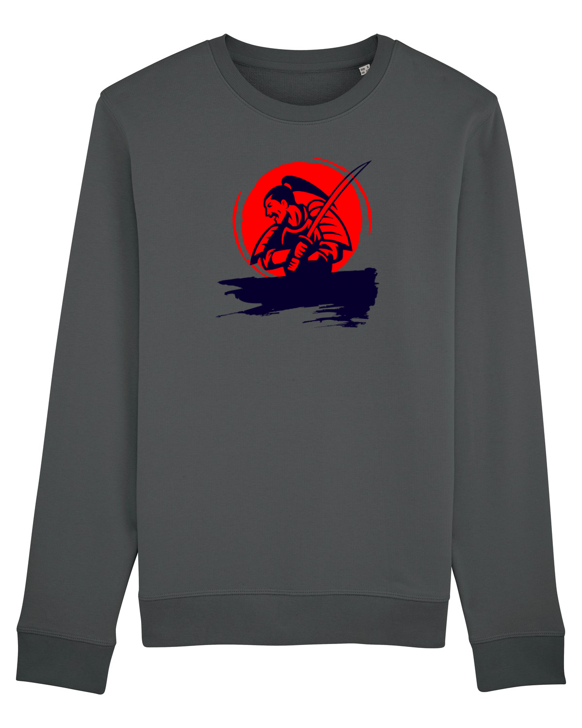Bluză mânecă lungă Unisex Rise Anthracite