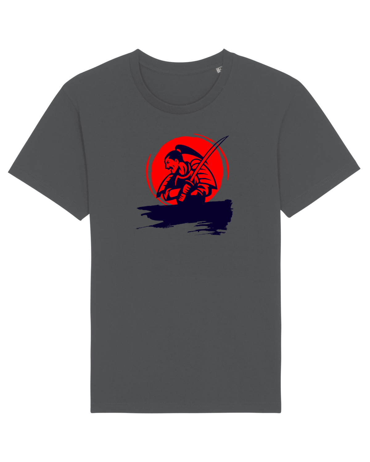 Tricou mânecă scurtă Unisex Rocker Anthracite