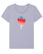 temelie #5 Tricou mânecă scurtă guler larg fitted Damă Expresser