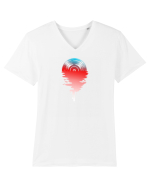 temelie #5 Tricou mânecă scurtă guler V Bărbat Presenter