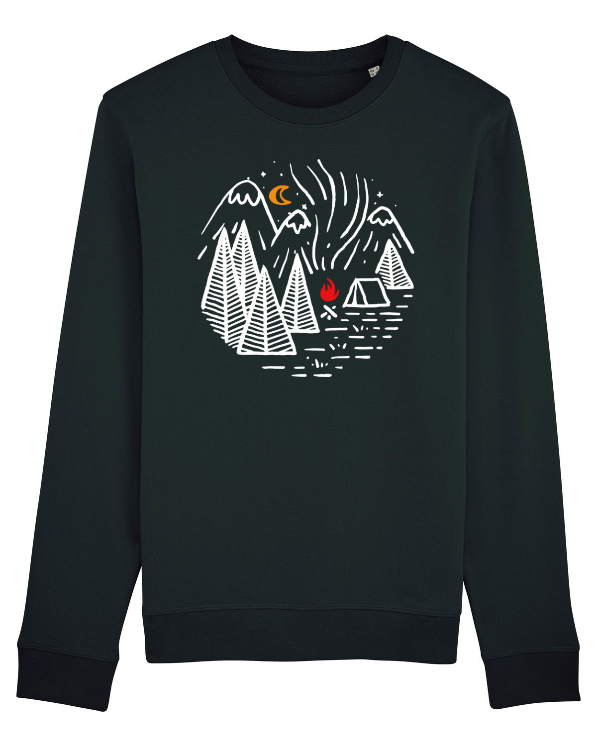 Bluză mânecă lungă Unisex Rise Black
