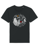 Foc de Tabară Tricou mânecă scurtă Unisex Rocker
