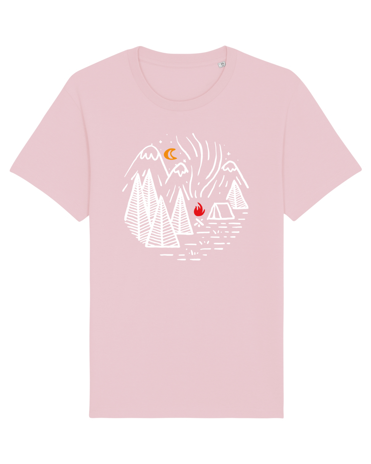 Tricou mânecă scurtă Unisex Rocker Cotton Pink