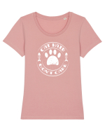 Cat Hair Don't Care Tricou mânecă scurtă guler larg fitted Damă Expresser