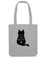 Cat Lives Matter Sacoșă textilă