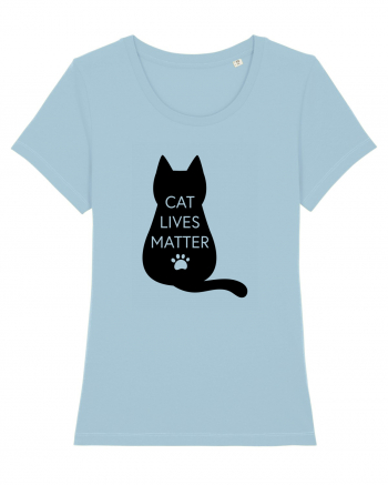 Cat Lives Matter Sky Blue