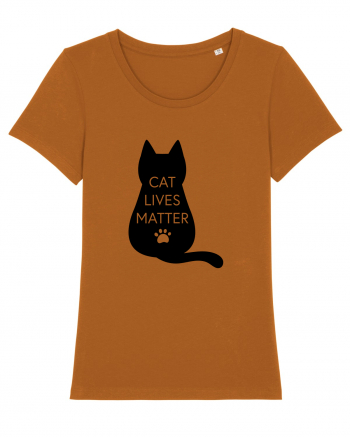 Cat Lives Matter Roasted Orange