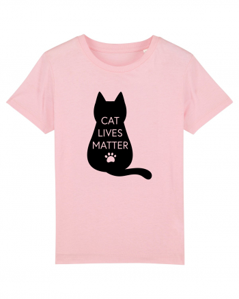 Cat Lives Matter Cotton Pink