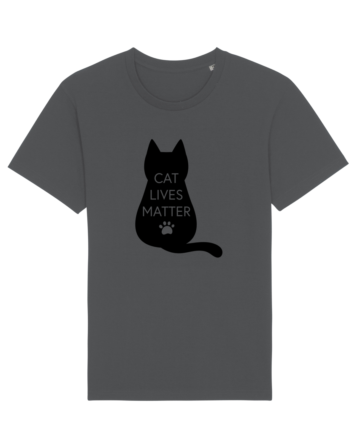 Tricou mânecă scurtă Unisex Rocker Anthracite