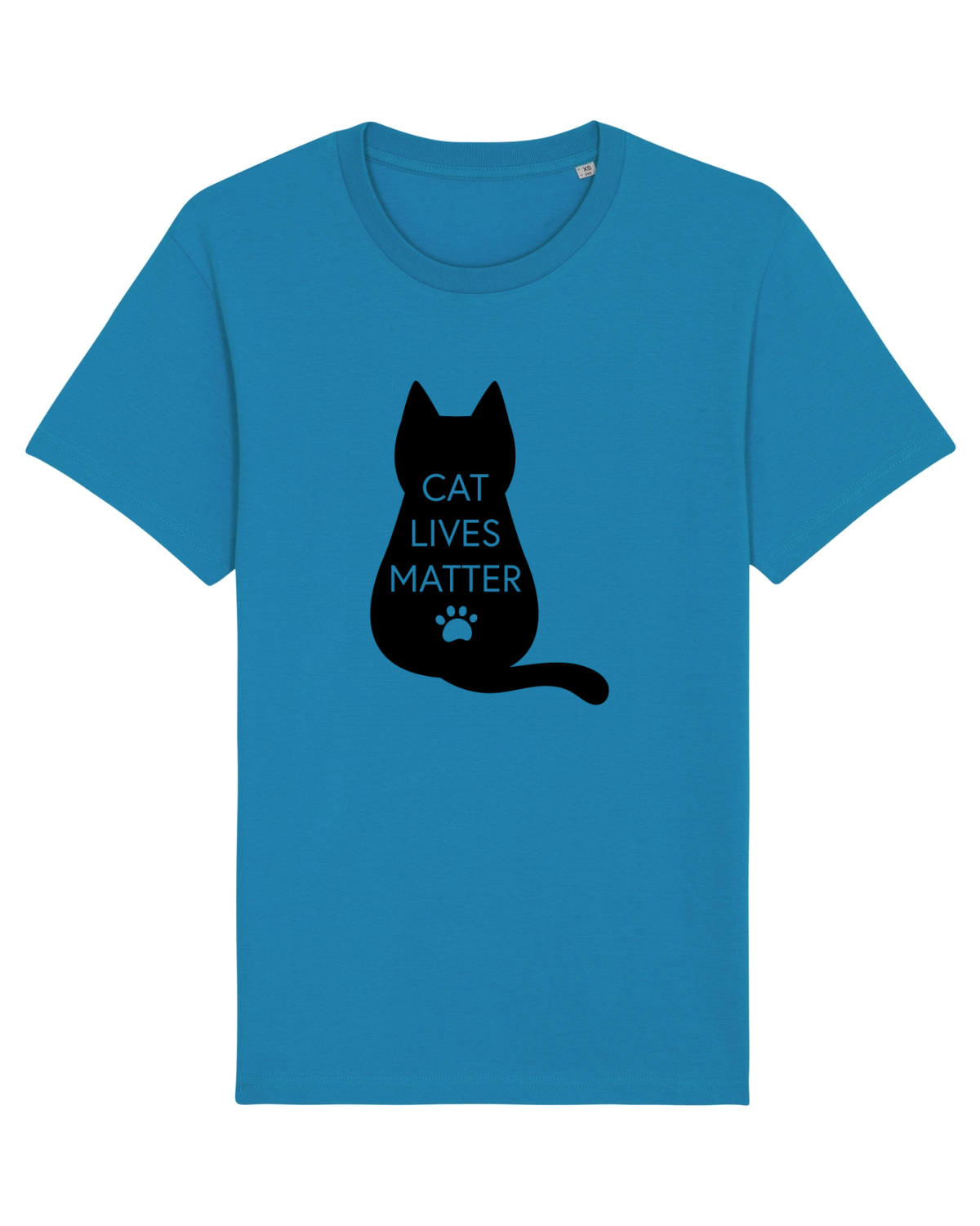 Tricou mânecă scurtă Unisex Rocker Azur