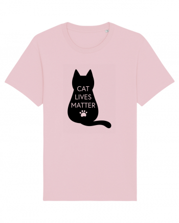 Cat Lives Matter Cotton Pink