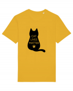 Cat Lives Matter Tricou mânecă scurtă Unisex Rocker