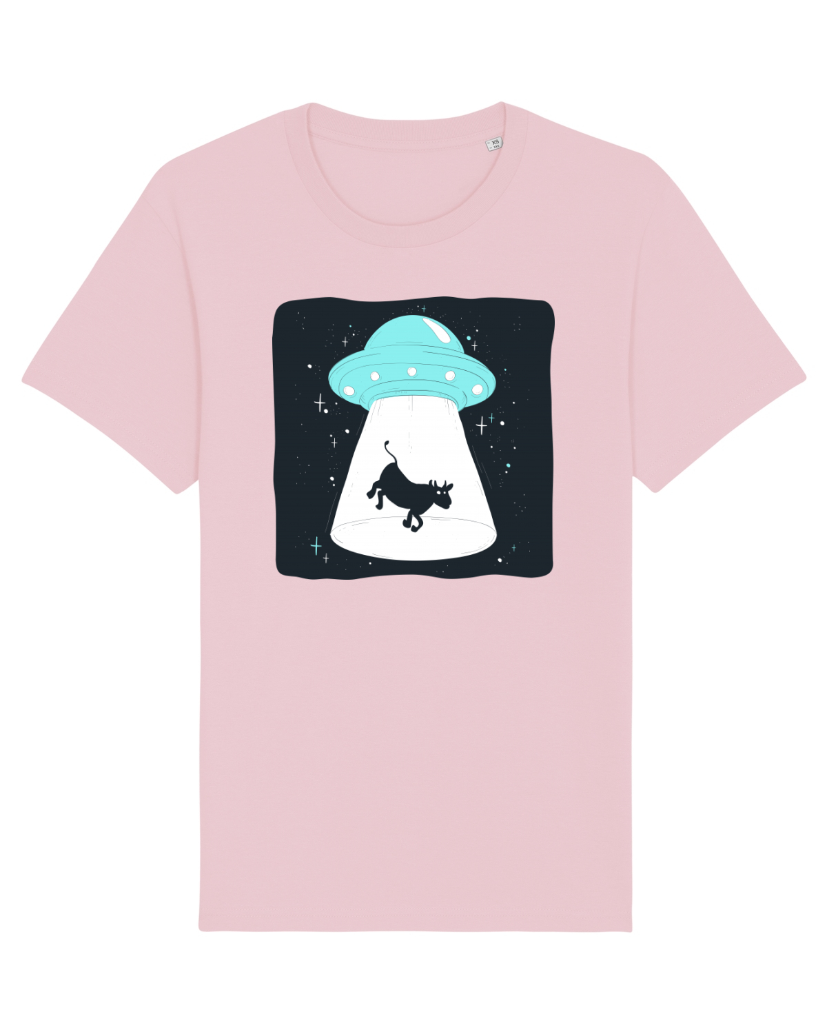Tricou mânecă scurtă Unisex Rocker Cotton Pink