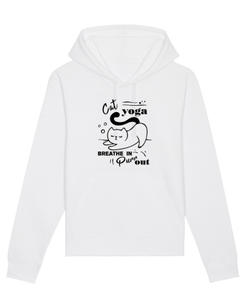Cat Yoga White