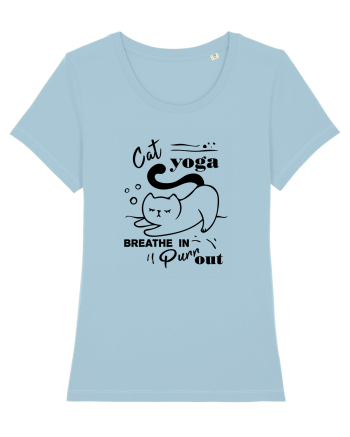 Cat Yoga Sky Blue