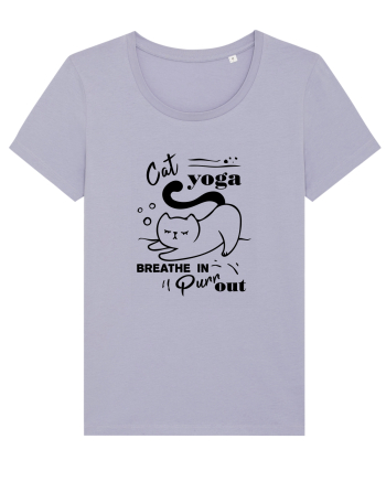 Cat Yoga Lavender