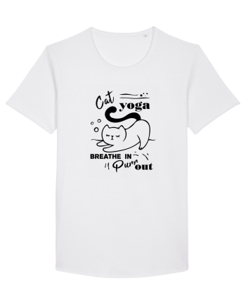 Cat Yoga White