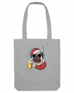 Cool Christmas Pug Sacoșă textilă