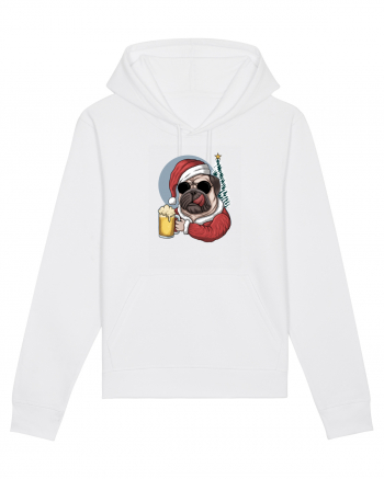 Cool Christmas Pug White