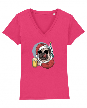 Cool Christmas Pug Raspberry