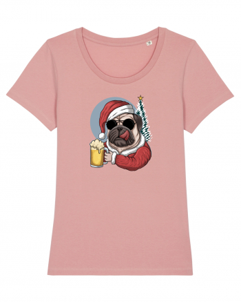 Cool Christmas Pug Canyon Pink