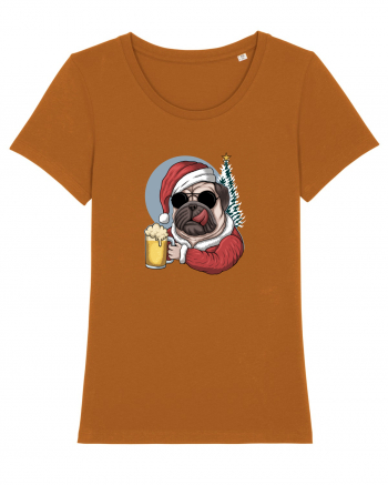 Cool Christmas Pug Roasted Orange