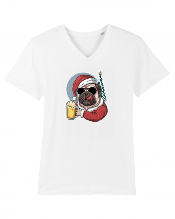 Cool Christmas Pug White