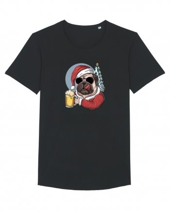 Cool Christmas Pug Black