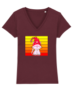 Christmas Fashionista Tricou mânecă scurtă guler V Damă Evoker