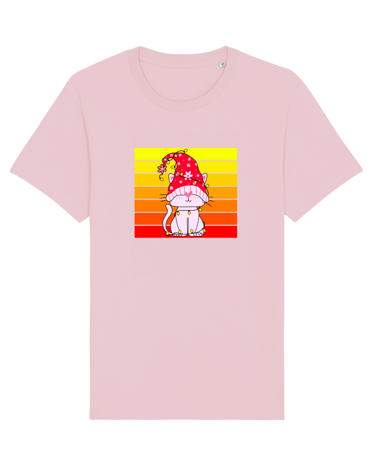 Tricou mânecă scurtă Unisex Rocker Cotton Pink