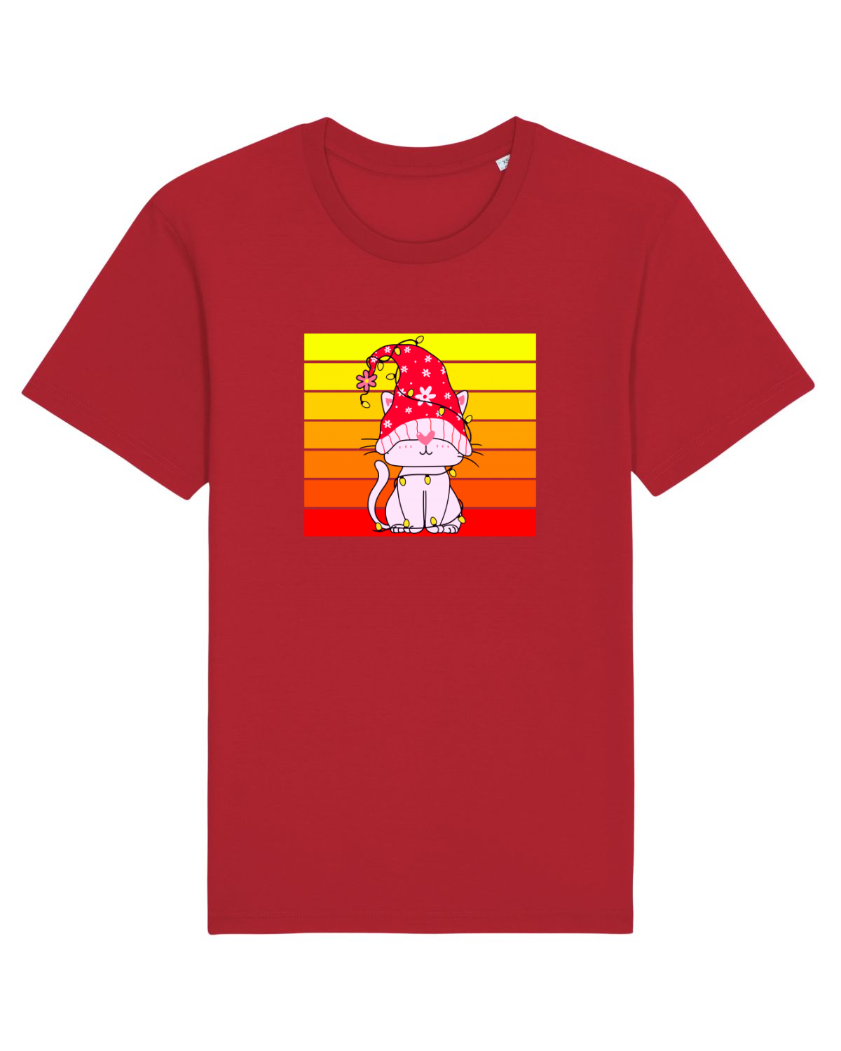 Tricou mânecă scurtă Unisex Rocker Red