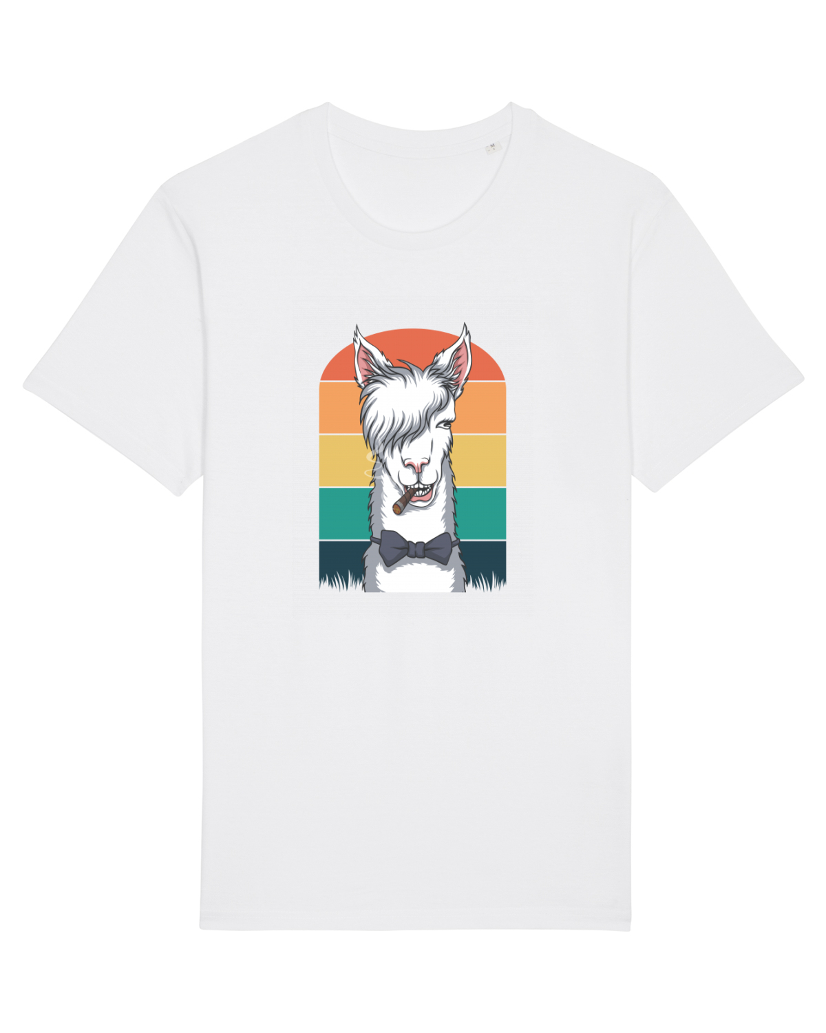 Tricou mânecă scurtă Unisex Rocker White